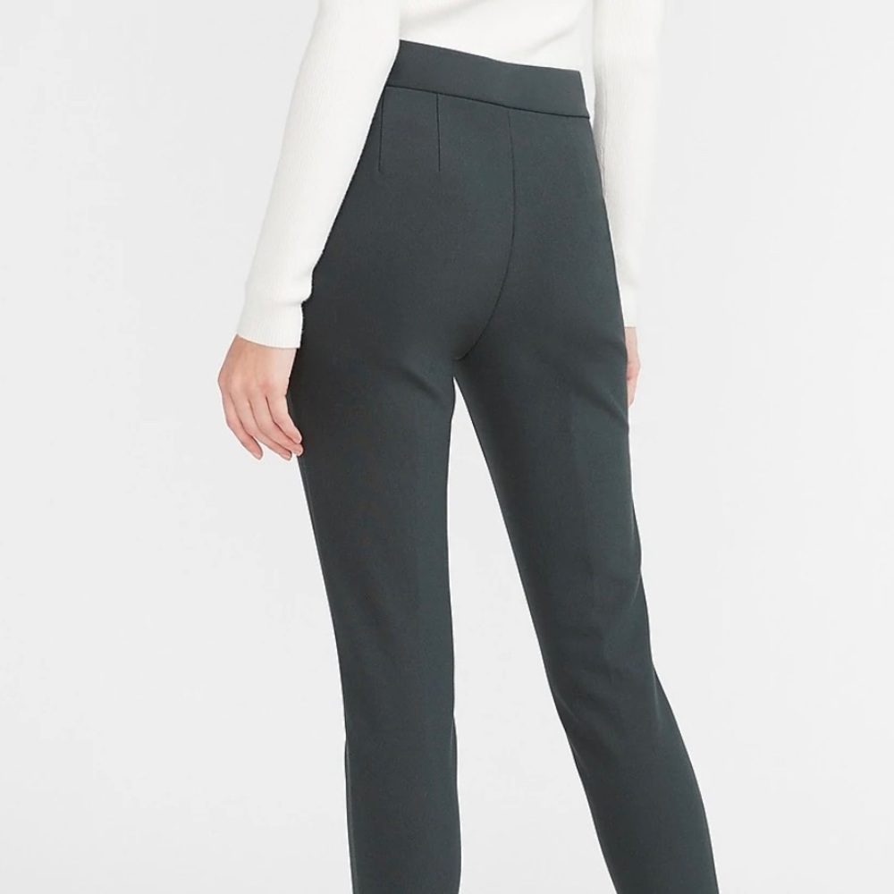 Express High Waisted Soft & Sleek Button Tab Skin… - image 3